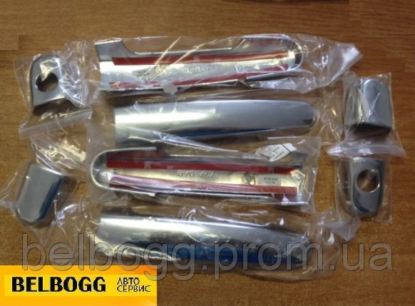 Накладки на ручки дверей (хром) Geely FC , Джили ФС 10241920\\2 фото
