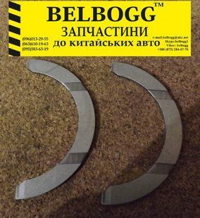 Півкільця коленвала комплект 2,0\2,4 Geely Emgrand 8 (EC8) Джилі Емгранд ЕС8 1033006900 фото