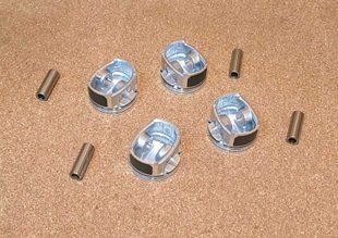Поршень с пальцем STD (ком-кт 4 шт) Chery Kimo, Чери Кимо, Чері Кімо 473H-1004015 фото